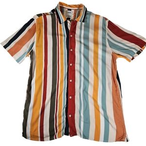 Zara Striped Button Up, Large Relaxed Fit, Excellent Condition